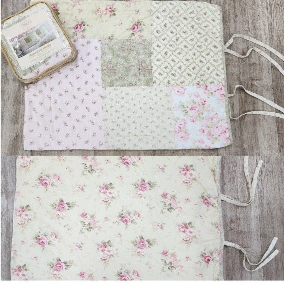 Pair Of Vintage Luxe Standard Shams